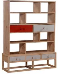 Woodsworth Lima Book Shelf Cum Display Unit in Natural Finish