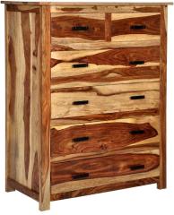 Woodsworth Cali Solid Wood Chest of Drawers in Natural Sheesham Finish