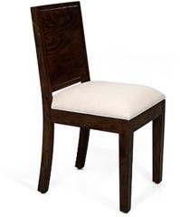 House of Furniture Wooden Dining Chair With Cushion In Mahogany Finish