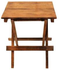 Saaga Small Folding Stool in Brown Colour