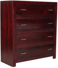 Woodsworth Barranquilla Chest of Drawers in Passion Mahogany Finish