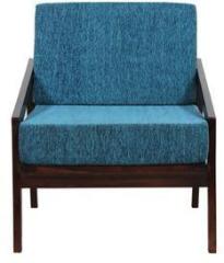 Woodsworth San Rafael Single Seater Sofa in Sapphire Blue Colour