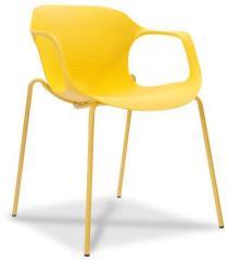 Durian Zane Stackable Chair in Yellow Colour