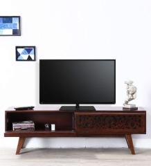 Woodsworth Cheney Entertainment Unit in Provincial Teak Finish