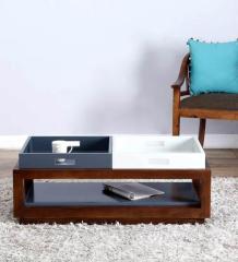 Woodsworth Dixon Coffee Table in Provincial Teak Finish