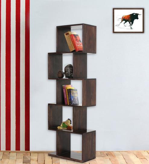 Woodsworth Fairmont Book Shelf Unit in Provincial Teak Finish