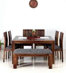 Woodsworth Hays Eight Seater Dining Set in Provincial Teak Finish