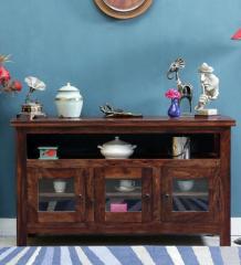 Woodsworth Hudson Cabinet in Provincial Teak Finish