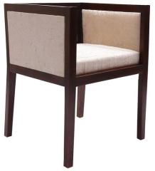 Woodsworth Mariana Teak Wood Accent Chair in Fresh Walnut Finish