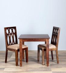 Woodsworth Mukilteo Two Seater Dining Set in Provincial Teak Finish