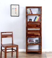 Woodsworth Newport Book Shelf in Warm Walnut Finish