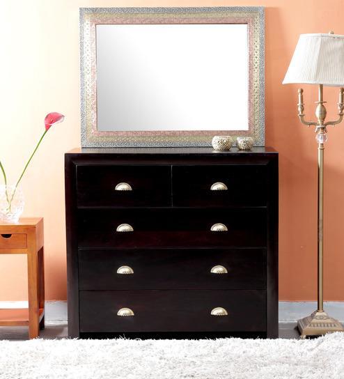 Woodsworth San Jose Chest of Drawers in Passion Mahogany Finish