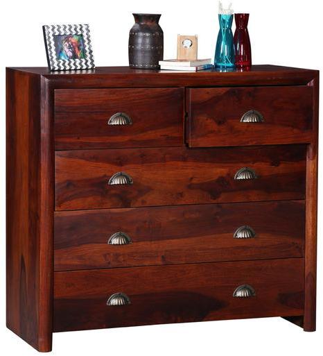 Woodsworth San Jose Solid Wood Chest Of Drawers in Honey Oak Finish