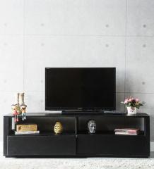 Woodsworth Savannah Solid Wood Entertainment Unit in Espresso Walnut Finish