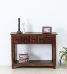 Woodsworth Sumner Console Table in Dual Tone Finish