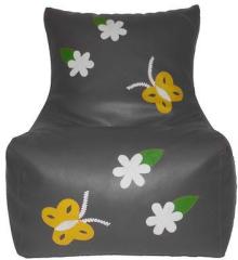 INVOGUE L Black Butterfly Bean Bag