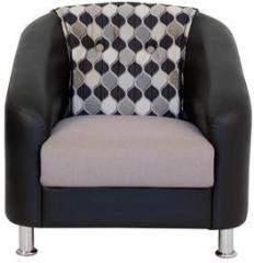 FurnitureKraft New Mexico One Seater in Black Color