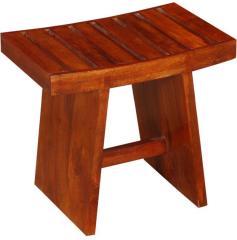 Woodsworth Casa Rio End Table Cum Stool in Colonial Maple Finish