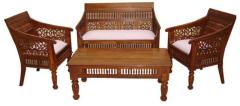 Woodsworth Mexico Sofa Set in Colonial Maple Finish