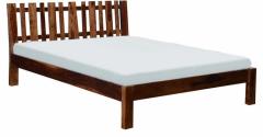 Woodsworth San Juan Solid Wood Queen Sized Bed Without Storage in Provincial Teak Finish