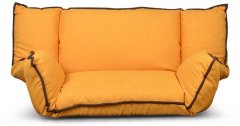 @home Macau Floor Sofa in Mustard Yellow Colour