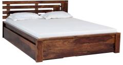 Woodsworth Havana Queen Size Bed With Storage in Provincial Teak Finish