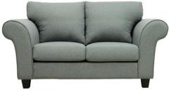 CasaCraft Anapolis Two Seater Sofa with Throw Pillows in Graphite Grey Colour