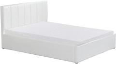 Penache Furnishing Blessing Queen Size Bed with Storage in White Colour