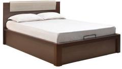 @home Aveeno Astra King Size Bed with Walnut Finish