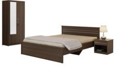 Spacewood Kosmo Marvel Bedroom Set with Queen Bed in Woodpore Finish