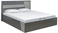 @Home Baalbek King Size Bed with storage in Grey Colour