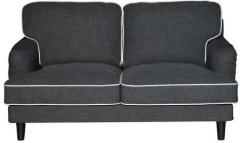 CasaCraft Anabel Two Seater Sofa in Ebony Grey Colour