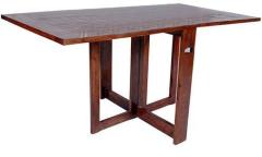 Woodsworth Winlock Six Seater Folding Dining Table in Honey Oak Finish