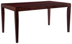 Durian Caribbean Six Seater Dining Table in Red Colour