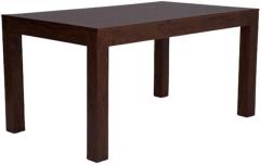 House of Furniture Wooden Six Seater Dining Table In Walnut Finish