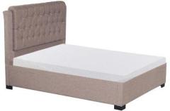 Penache Furnishing Chant Queen Size Bed in Oat Colour