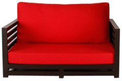 Purple Heart Jinjer Relaxing Two Seater Sofa in Red Colour