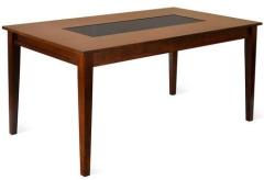 @Home Olivia Six Seater Solid Wood Dining Table in Brown Colour