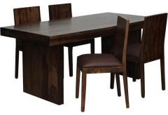 Woodsworth Copenhagen Solid Wood Dining Set With Four Chair