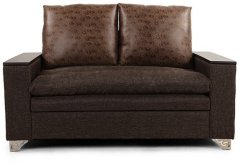 Purple Heart Dalton Two Seater Sofa in Brown Colour