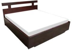 Woodsworth Saffron Contemporary Solid Wood King Size Bed with Storage in Passion Mahogany Finish