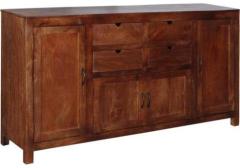 Woodsworth Bogota Multi Storage Solid Wood Sideboard in Provincial Teak Finish