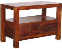 Woodsworth Eros Low Height Entertainment Unit in Honey Oak Finish