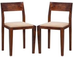 Woodsworth Monterrey Dining Set of Two Chair in Light Brown Finish