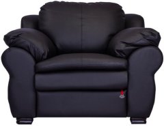 Durian Berry Classic English Single Seater Sofa in Dark Brown Colour