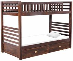 Woodsworth Belo Solid Wood Bunk Bed in Provincial Teak Finish