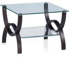 @Home Spring Square End Table in Wenge Colour