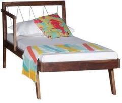 Woodsworth U Collection Sheesham Wood Single Size Bed in Provincial Teak Finish