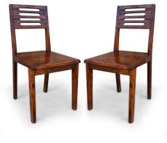 Woodsworth Cayenne Set Of Two Dining Chair in Honey Oak Finish