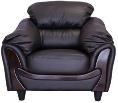 Durian Lakewood Grand Single Seater Sofa in Black Colour